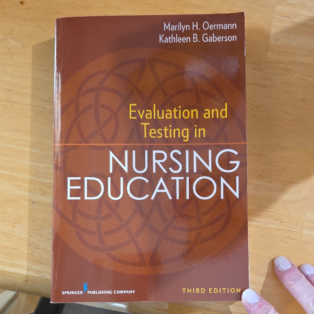 Evaluation and Testing in Nursing Education Book